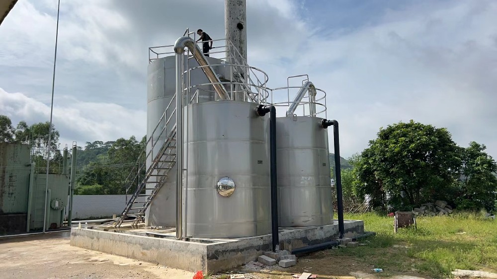 100T/H不锈钢重力式一体化净水器
