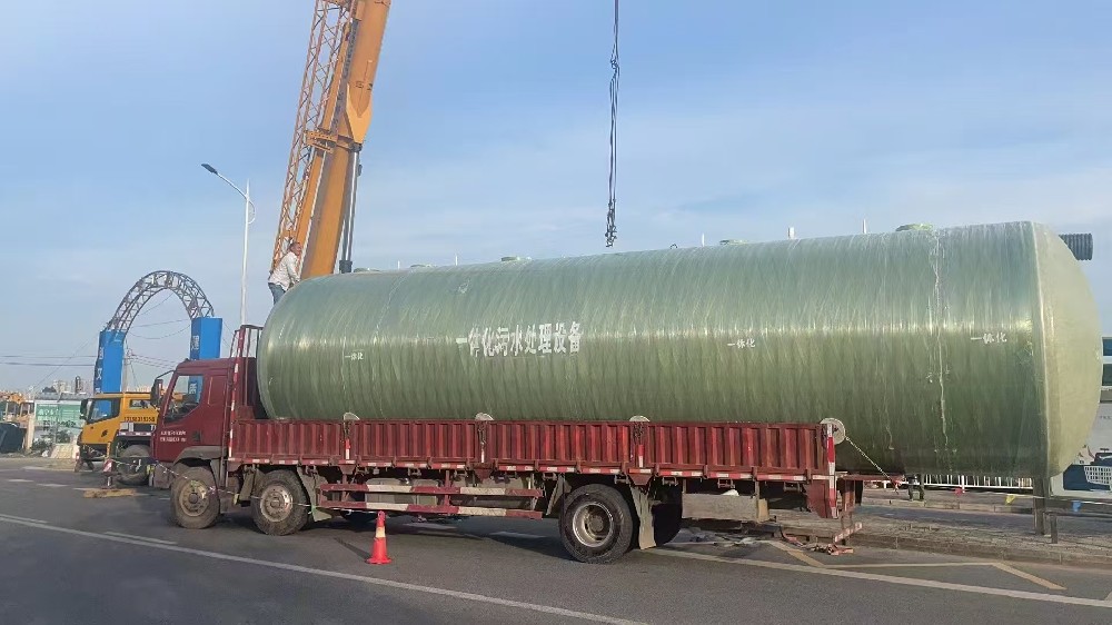 100立方玻璃钢雨水收集设备